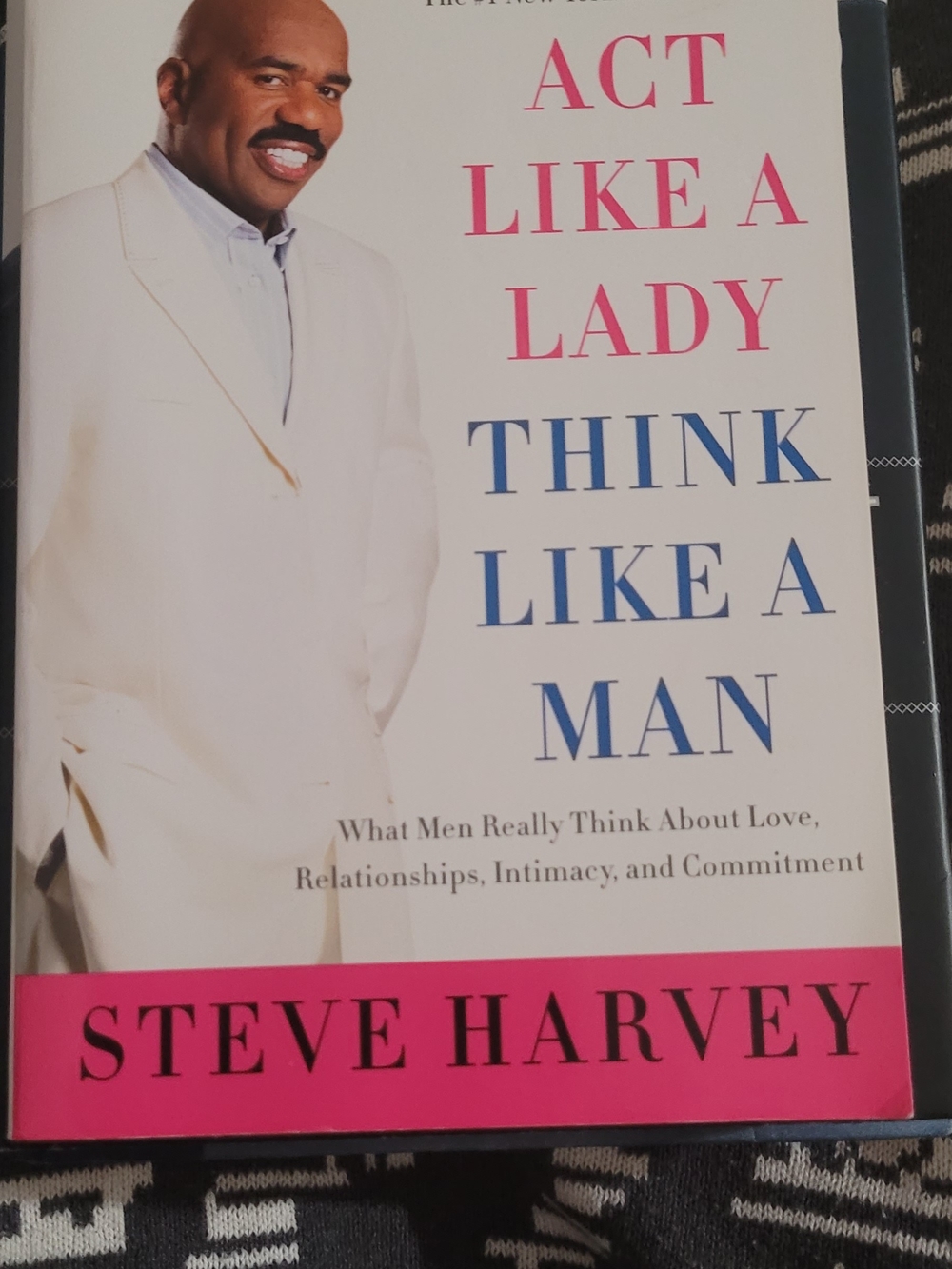 Act Like a Lady, Think Like a Man by Steve Harvey - White & Pink Cover